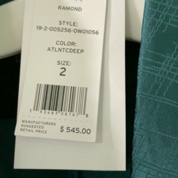 Equipment Ramond Jewel tone blazer Green size 2 - Picture 4 of 8